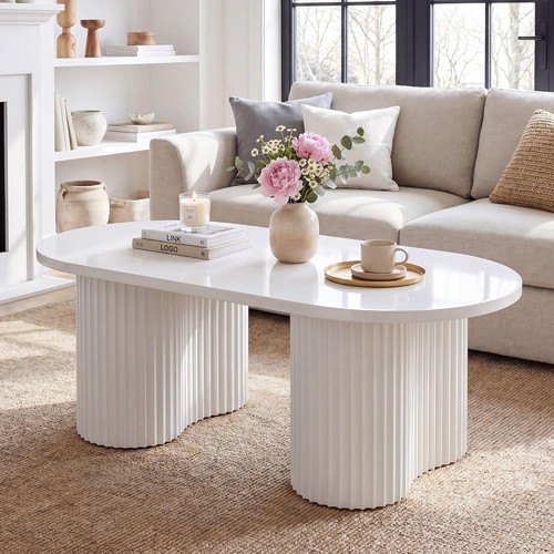 Oval coffee table - oval,